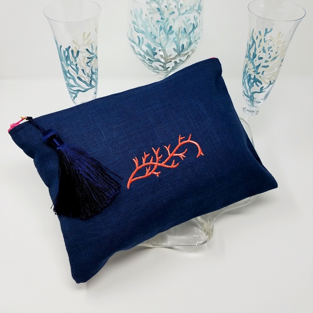 New Super Coastal Chic Clutch!